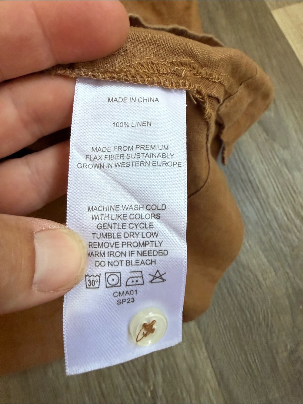 Quince 100% European Linen Shirt Button Down Shirt , M - Picture 6 of 7